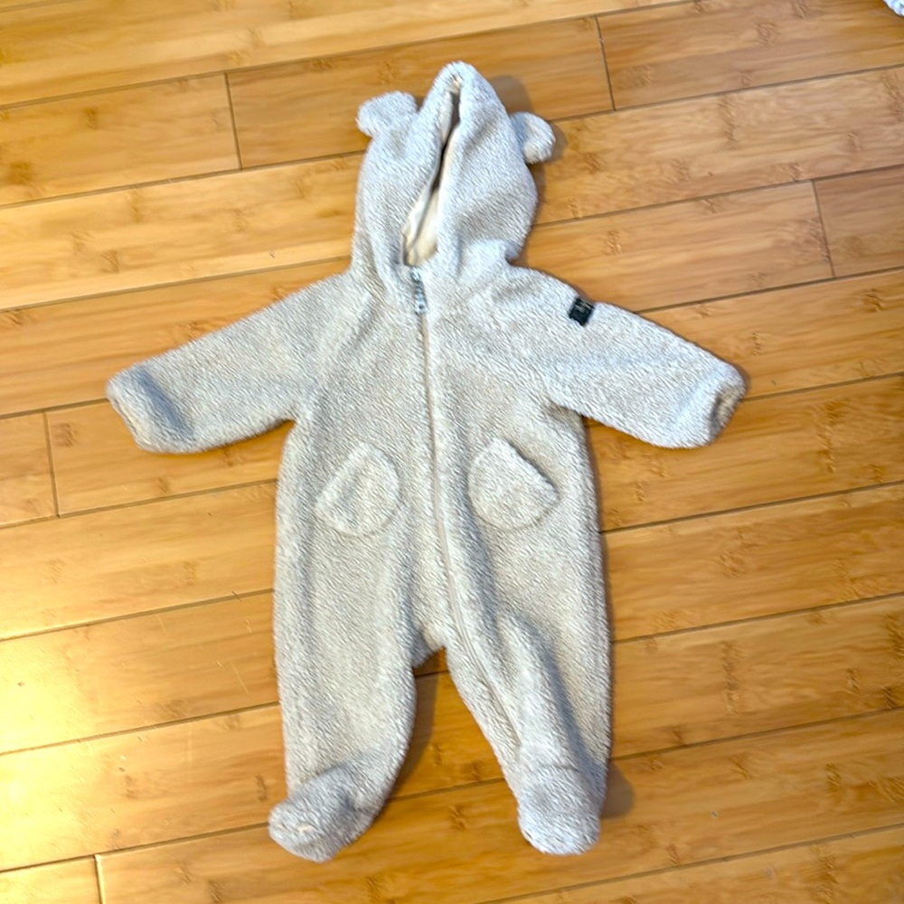 Il gufo teddy bear jumpsuit snowsuit 0-3 months
